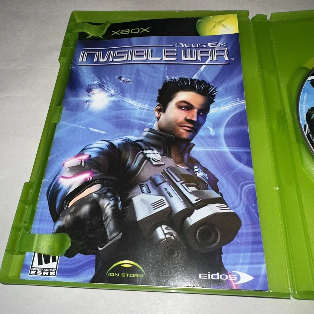 Deus Ex: Invisible War (Xbox, 2003) Complete CIB w/ Manual + Registration Card